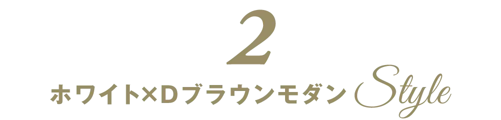 施工事例２のホワイト×Dブラウンモダンスタイルの見出し画像