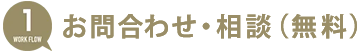 ワークフロー１：お問い合わせ・相談（無料）の見出し画像